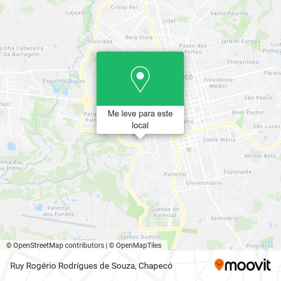 Ruy Rogério Rodrígues de Souza mapa