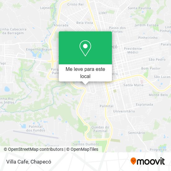 Villa Cafe mapa