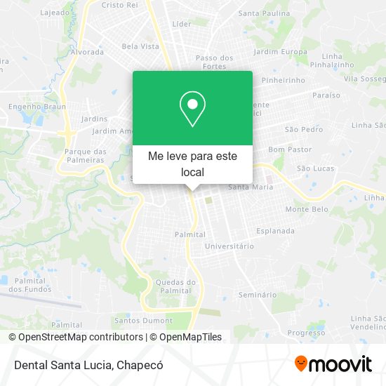 Dental Santa Lucia mapa