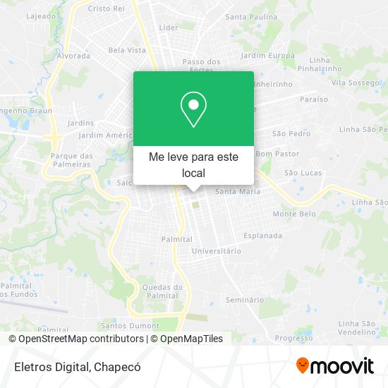 Eletros Digital mapa