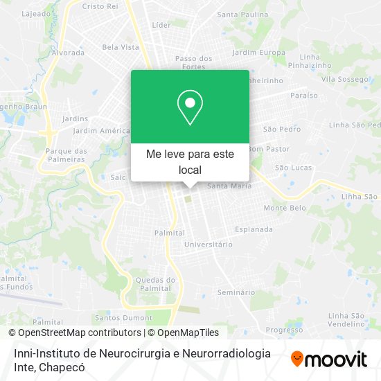Inni-Instituto de Neurocirurgia e Neurorradiologia Inte mapa