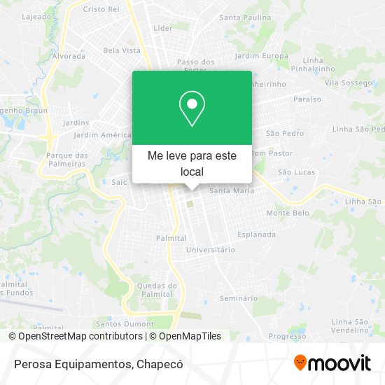 Perosa Equipamentos mapa