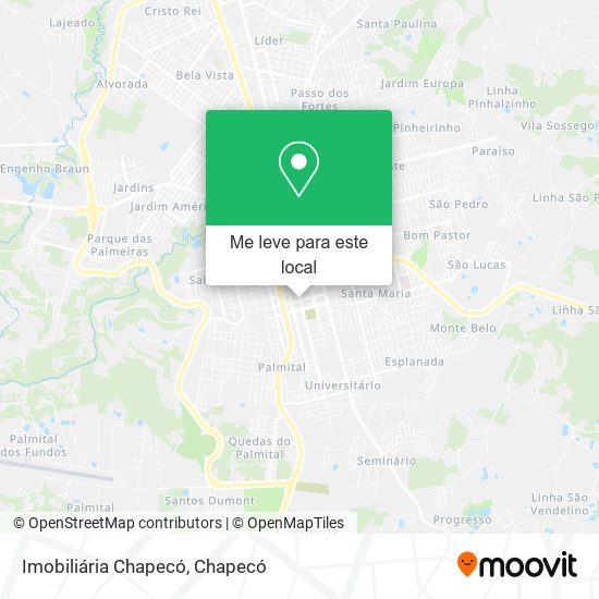 Imobiliária Chapecó mapa