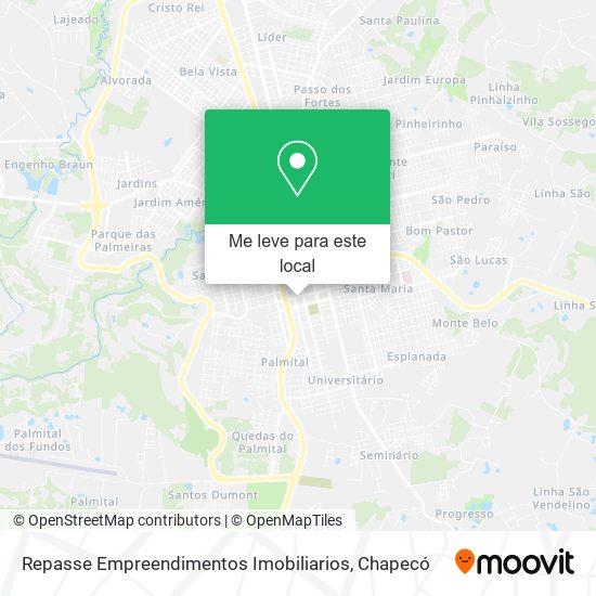 Repasse Empreendimentos Imobiliarios mapa