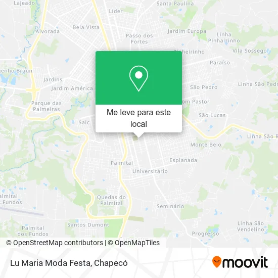 Lu Maria Moda Festa mapa