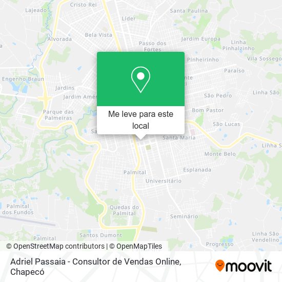 Adriel Passaia - Consultor de Vendas Online mapa