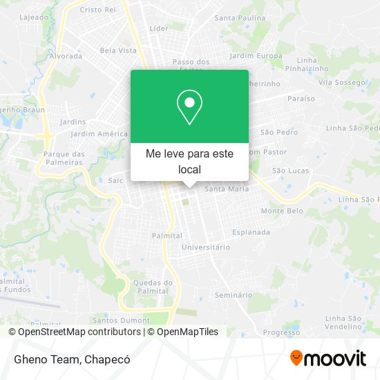 Gheno Team mapa
