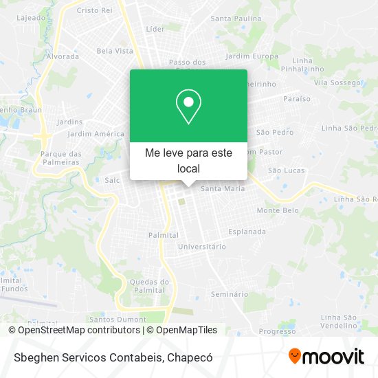 Sbeghen Servicos Contabeis mapa