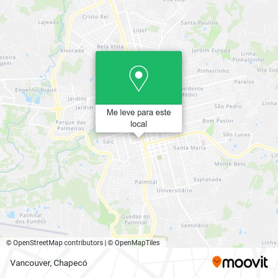 Vancouver mapa