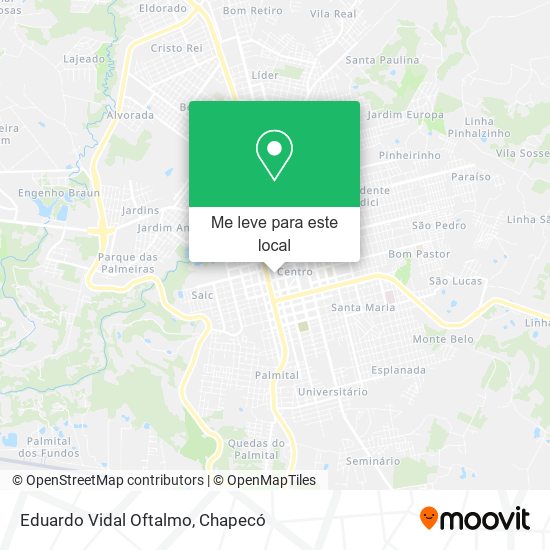 Eduardo Vidal Oftalmo mapa