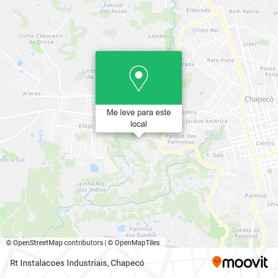 Rt Instalacoes Industriais mapa