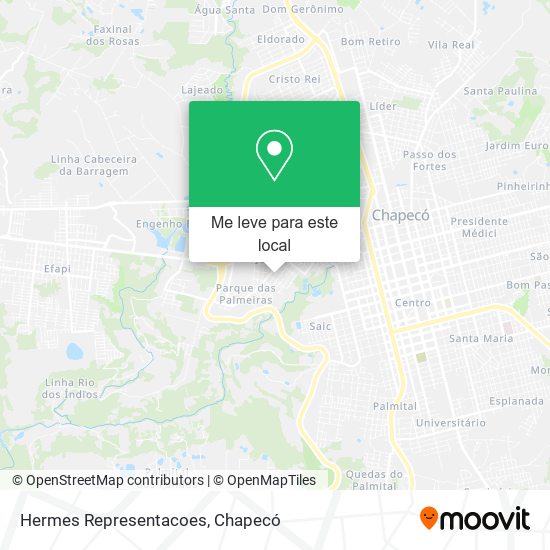 Hermes Representacoes mapa