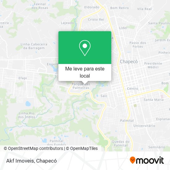 Akf Imoveis mapa