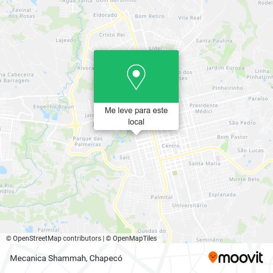 Mecanica Shammah mapa