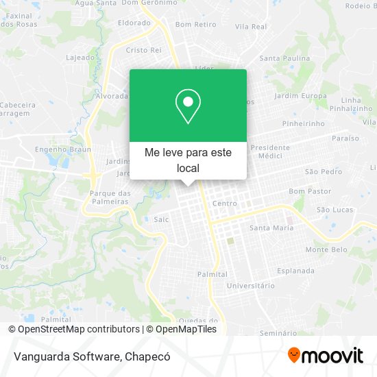 Vanguarda Software mapa