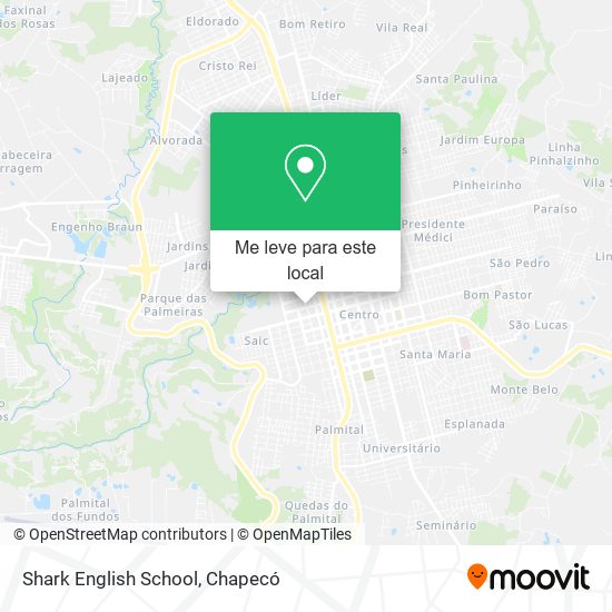 Shark English School mapa