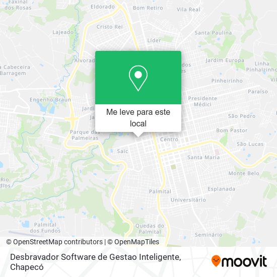 Desbravador Software de Gestao Inteligente mapa