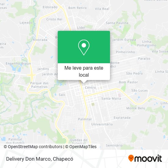 Delivery Don Marco mapa