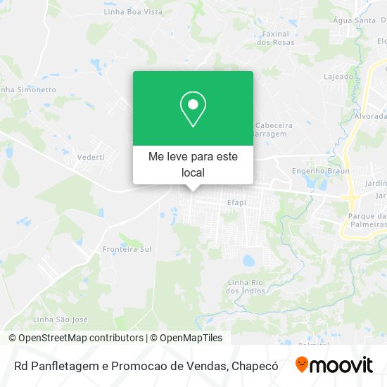 Rd Panfletagem e Promocao de Vendas mapa