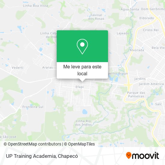 UP Training Academia mapa