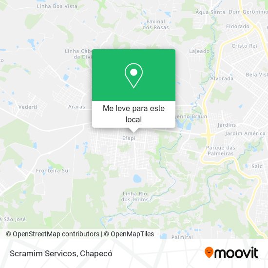 Scramim Servicos mapa