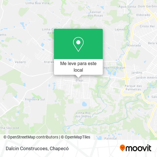 Dalcin Construcoes mapa