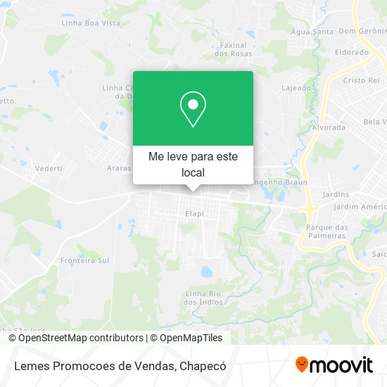 Lemes Promocoes de Vendas mapa