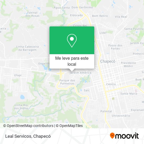Leal Servicos mapa