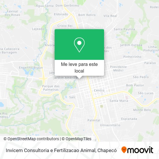 Invicem Consultoria e Fertilizacao Animal mapa