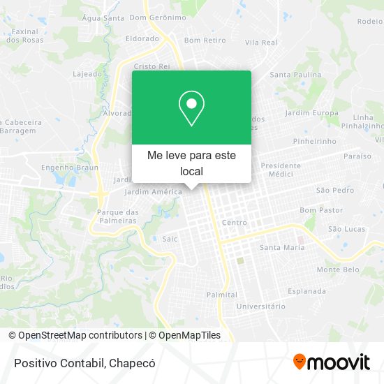Positivo Contabil mapa