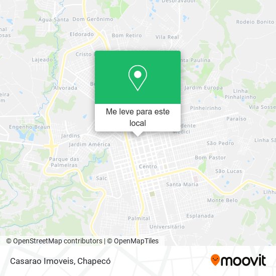 Casarao Imoveis mapa