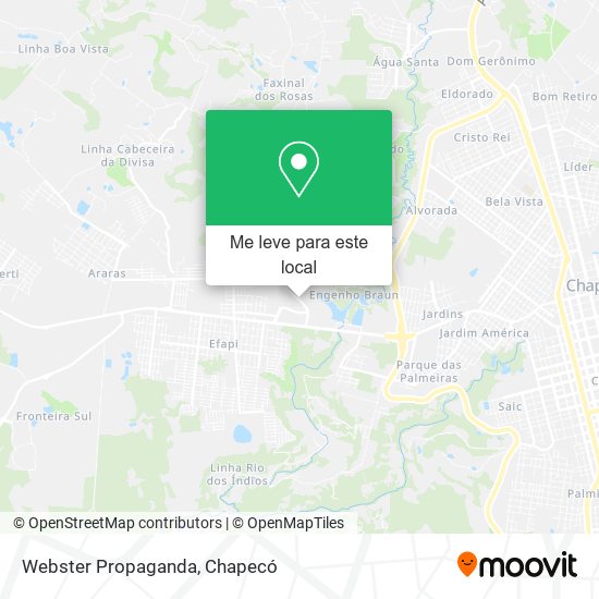 Webster Propaganda mapa