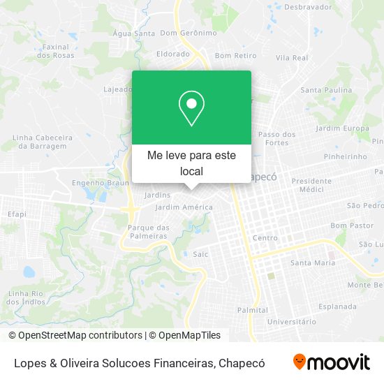 Lopes & Oliveira Solucoes Financeiras mapa