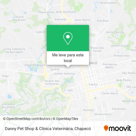 Danny Pet Shop & Clínica Veterinária mapa