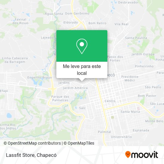 Lassfit Store mapa