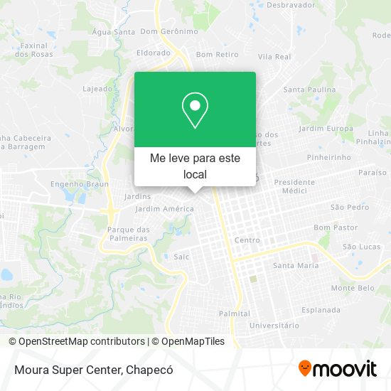 Moura Super Center mapa