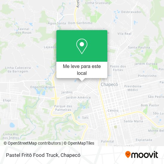 Pastel Fritô Food Truck mapa