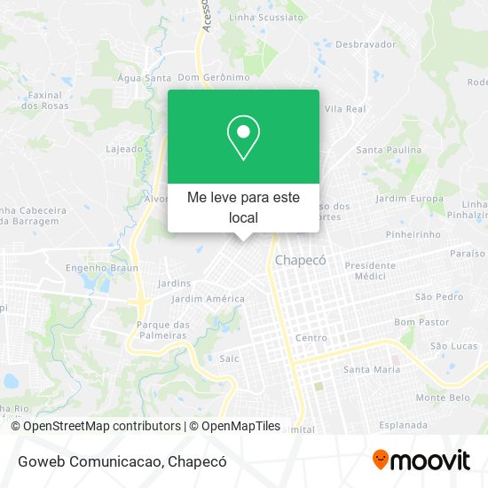 Goweb Comunicacao mapa