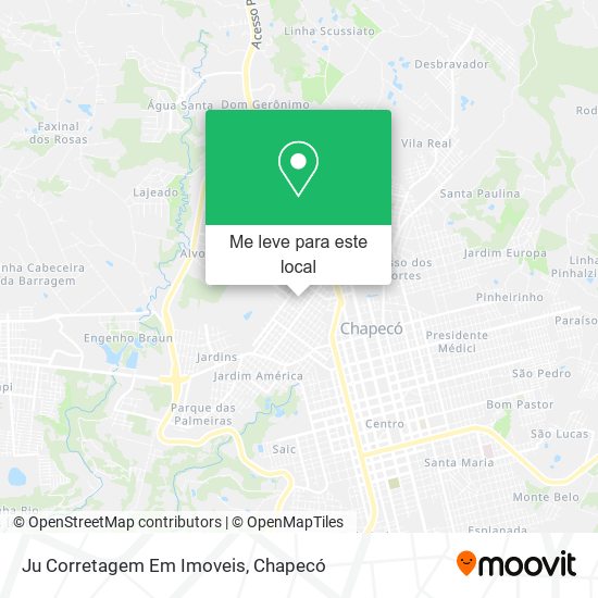 Ju Corretagem Em Imoveis mapa