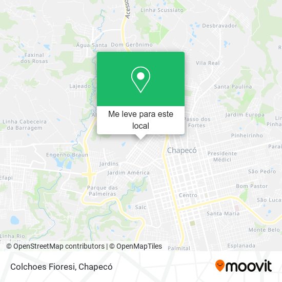 Colchoes Fioresi mapa