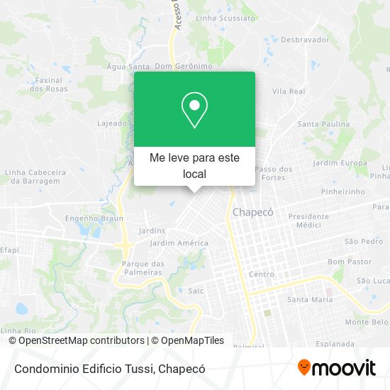 Condominio Edificio Tussi mapa