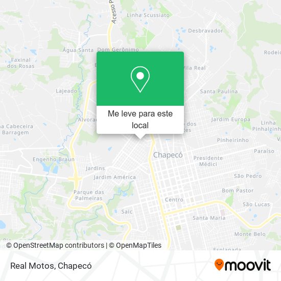 Real Motos mapa