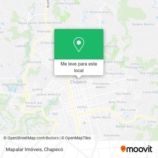 Mapalar Imóveis mapa