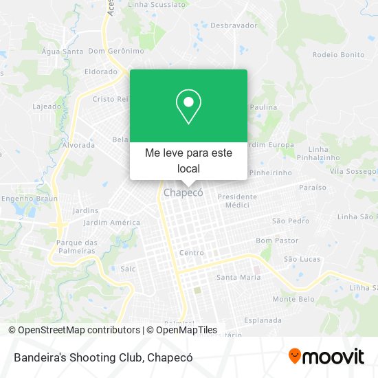 Bandeira's Shooting Club mapa