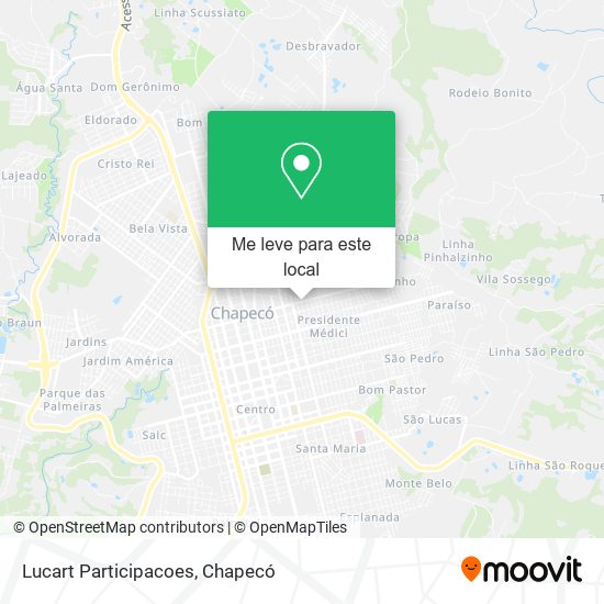 Lucart Participacoes mapa