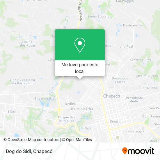 Dog do Sidi mapa