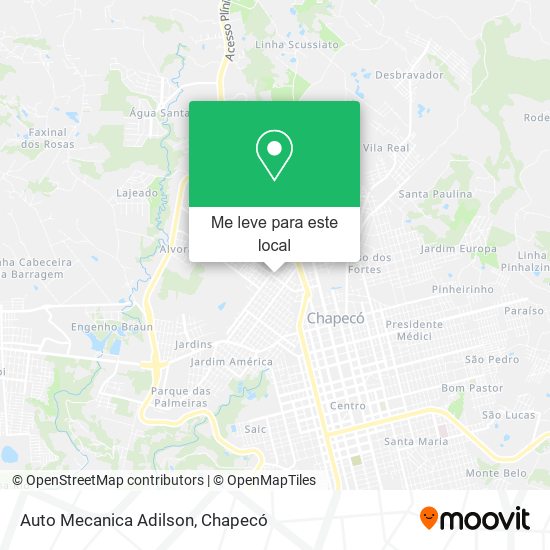 Auto Mecanica Adilson mapa