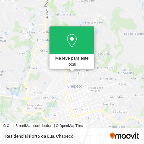 Residencial Porto da Lua mapa