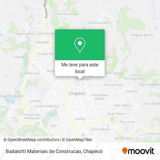 Badalotti Materiais de Construcao mapa