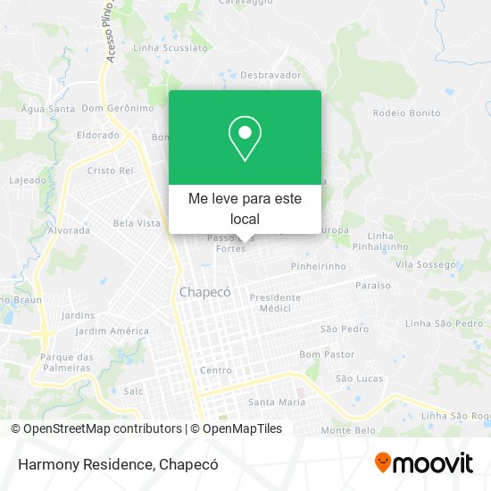 Harmony Residence mapa